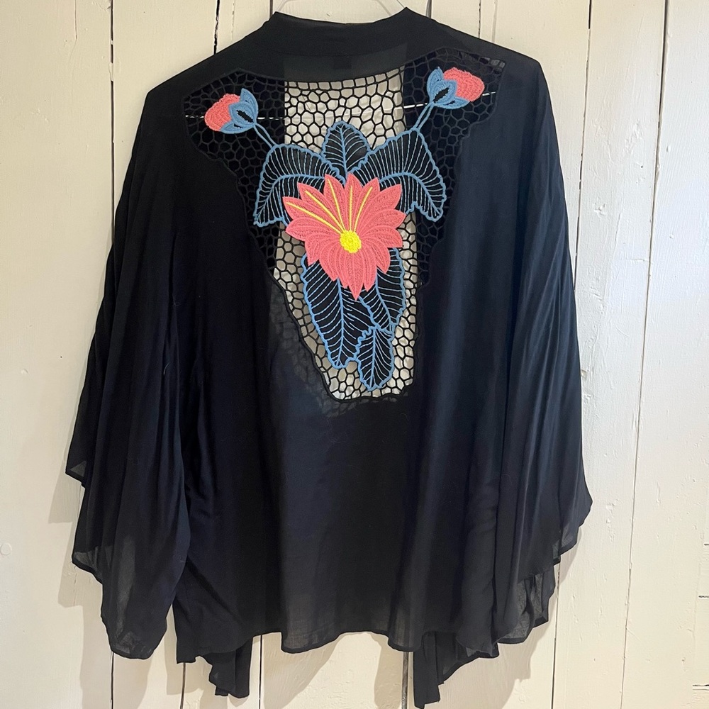 Cute embroidered wrap